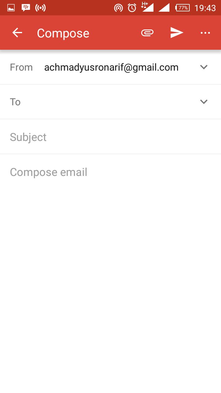 Menulis Email di Android