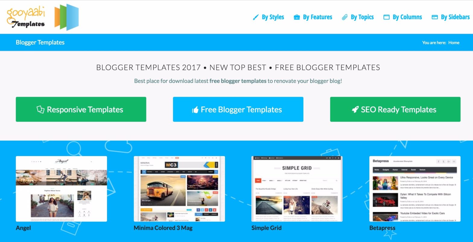 7 Web Download Template Blogger Keren, Seo Friendly dan Gratis!